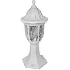 Φωτιστικό Φανάρι Κολωνάκι με ντουί E27 43cm Polycarbonate Λευκό IP44 9-340